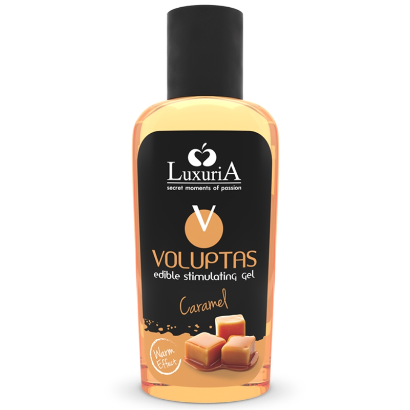 LUXURIA VOLUPTAS GEL ESTIMULANTE COMESTIBLE EFECTO CALOR – CARAMELO 100 ML