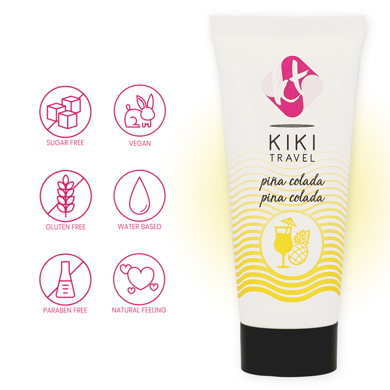 KIKÍ TRAVEL LUBRICANTE SABOR A PIÑA COLADA 50ML